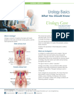 Urology Basics What You Should Know Fact Sheet