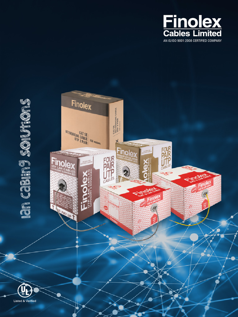 Finolex Lan Cabling Solution | PDF | Cable Television | Electromagnetism