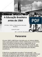 A Educação Brasileira Antes de 1964