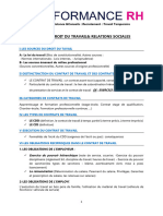 Syllabus Droit Du Travail& Relations Sociales: Ex: Exercice & Cas Pratique