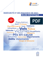 Insecurite Et Delinquance - Bilan 2022 - Synthese