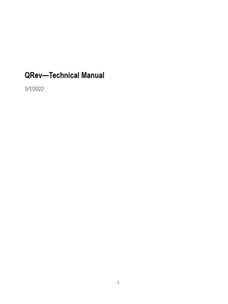 Manual Técnico QRev | PDF | Outlier | Global Positioning System