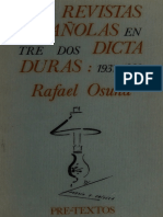 Rafael Osuna - Las Revistas Españolas Entre Dos Dictaduras, 1931-1939
