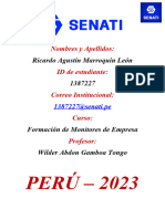 Foro Tematico Del Curso FCT - Formación de Monitores de Empresa - 1387227 - Ricardo Marroquin
