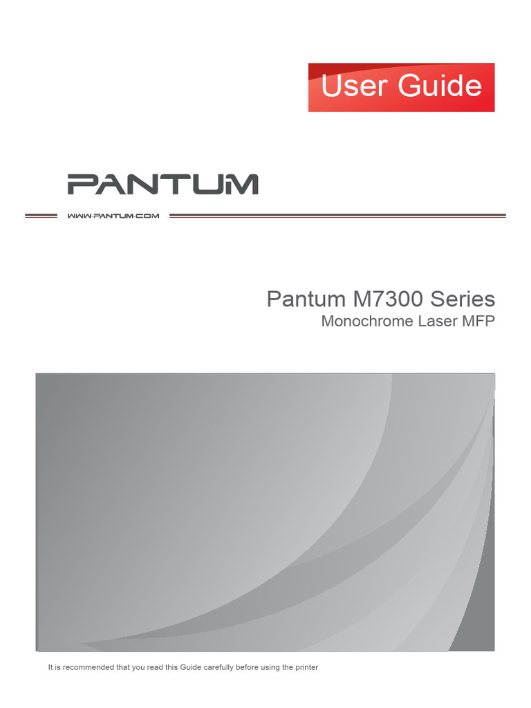 Pantum M7300 Series User Guide en V1 1 | PDF | Image Scanner | Wi Fi