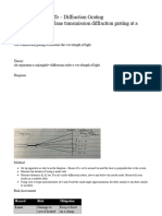 Diffraction Grating