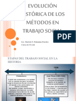 Evolución Histórica de Los Métodos en Trabajo Social