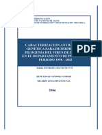 Caracterizacion Antigenica Y Genetica para Determinar La Filogenia Del Virus de La Rabia en El Departamento de Puno en El PERIODO 1998 - 2002