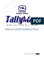 Tallyman Controller Installation Manual