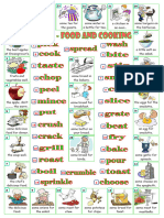 Verbs Food and Cooking Grammar Guides - 62206