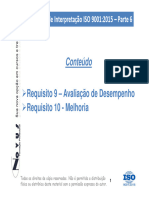 6 - Interpretação ISO 9001 2015 - Requisito 9 e 10 - Modo de Compatibilidade