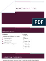 Module 3 - Program Control Flow