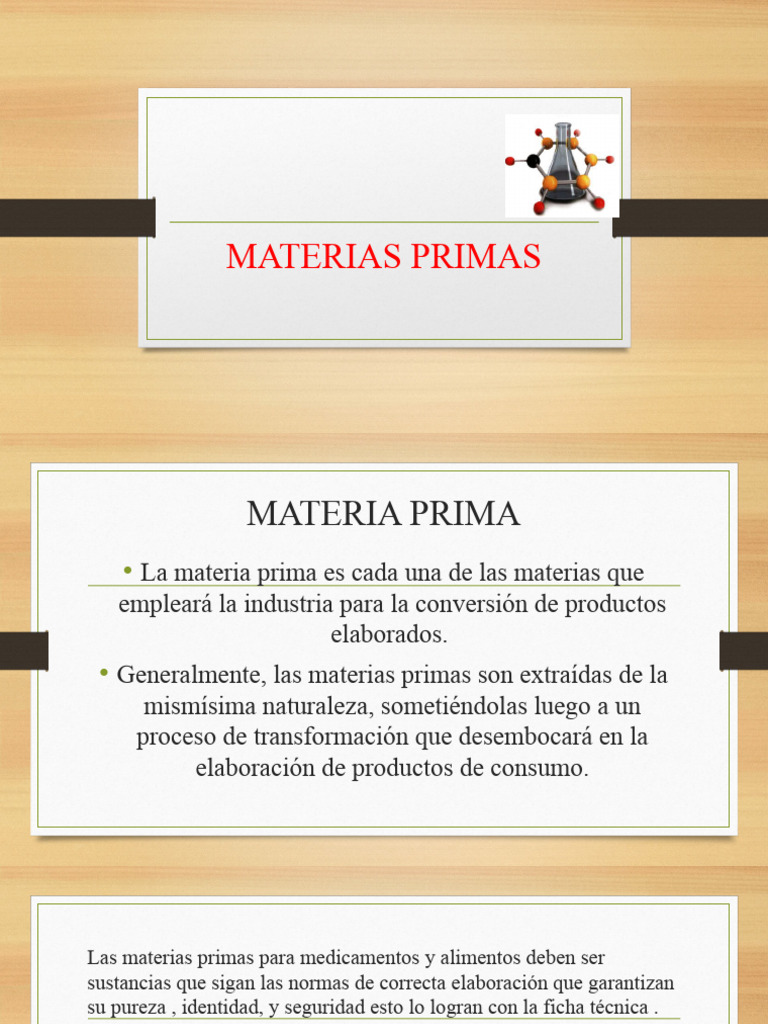 Materia Prima | PDF | Medicamentos con receta | Tableta (Farmacia)