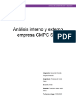 Análisis Interno y Externo Empresa CMPC