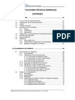 Especificaciones Técnicas Generales