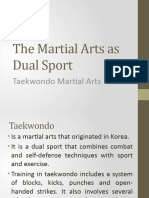 The Martial Arts As Dual Sport