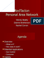 Redtacton Personal Area Network