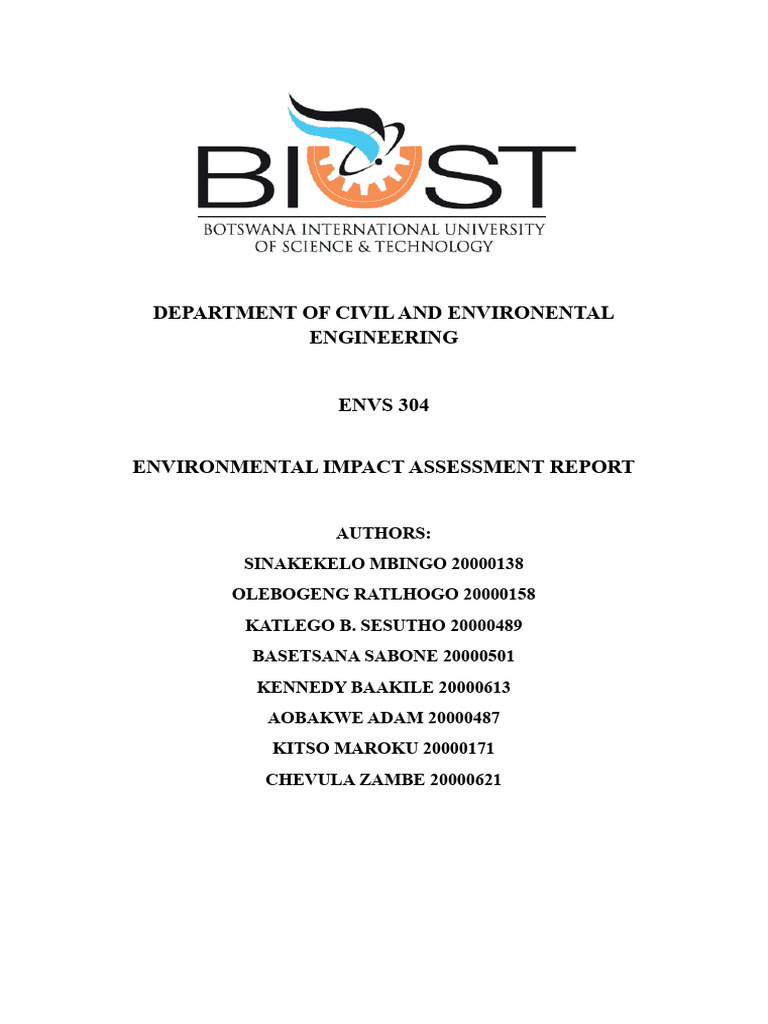 EIA Report | PDF