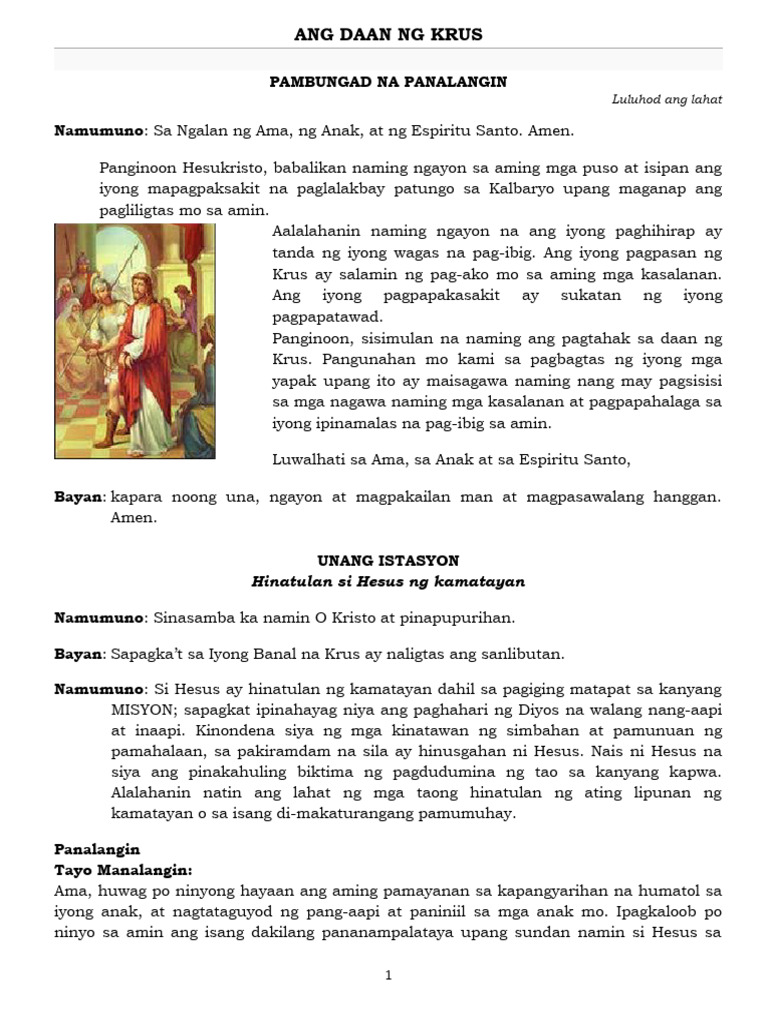 Ang Daan NG Krus | PDF