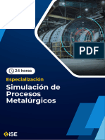 Especialización en Simulación de Procesos Metalúrgicos