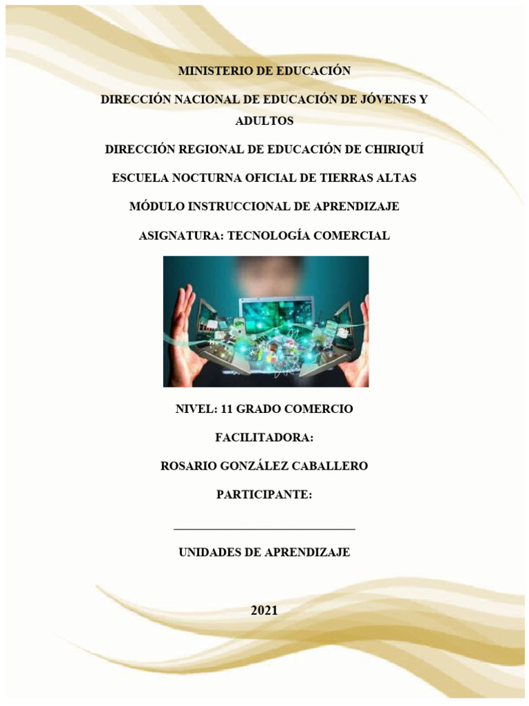 Módulo Tecnología Comercial 11 Grado Comercio | PDF