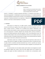 Crimes Eletrônicos e Lei 14.155-2021 - Artigo