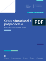Crisis Educacional Escolar Pospandemia - CEP 2023 - Izquierdo y Ugarte