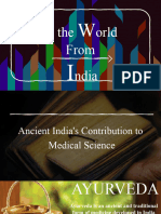 CUL ASSIGNMENT 1 (To World From India - Medical Science)