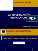 Investigación Preparatoria - Derecho Procesal Penal
