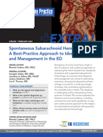 Subarachnoid Hemorrhage