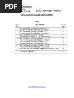 Download Quotation for Fly Ash Brick Machines by Vetri Vel SN67303081 doc pdf