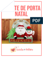 Molde Enfeite de Porta Natal