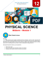 Grade 12-Physical Science-Midterm-Module 1
