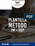 1. Plantilla Problema de Investigación - Método 3W=DQP