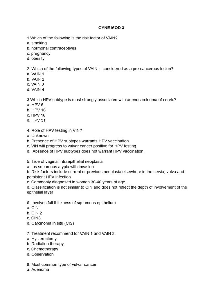 Gyn Module 3 PDF