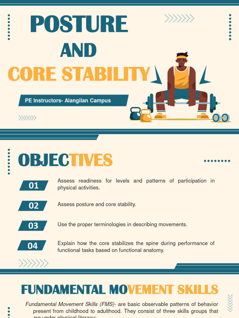 Core Stability and Posture Overview | PDF | Self-Improvement