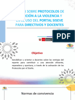 TA.2.4 - Sesión Sobre Protocolos de Atención A La Violencia y en El Uso Del Portal SiseVe para Directivos y Docentes