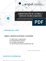 Administración de Sistemas Y Servicios en Red (Tlmg1022) : Docente: Msig. Adriana Collaguazo Jaramillo