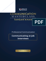 21.Communicating at Job Interviews