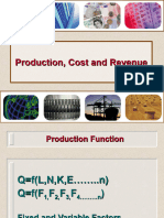 Production, Cost and Revenue