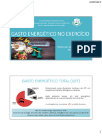 AULA 02 - Gasto Energético e Atividade Física