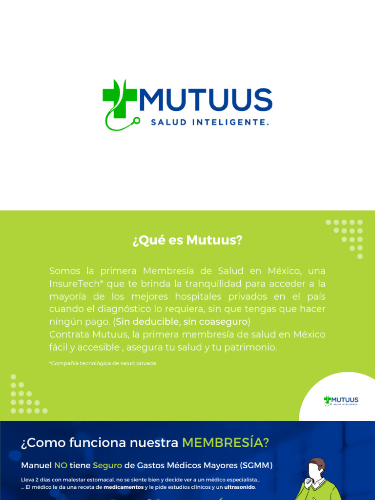 Membresía de Salud Mutuus en México | PDF | Hospital | Especialidades ...