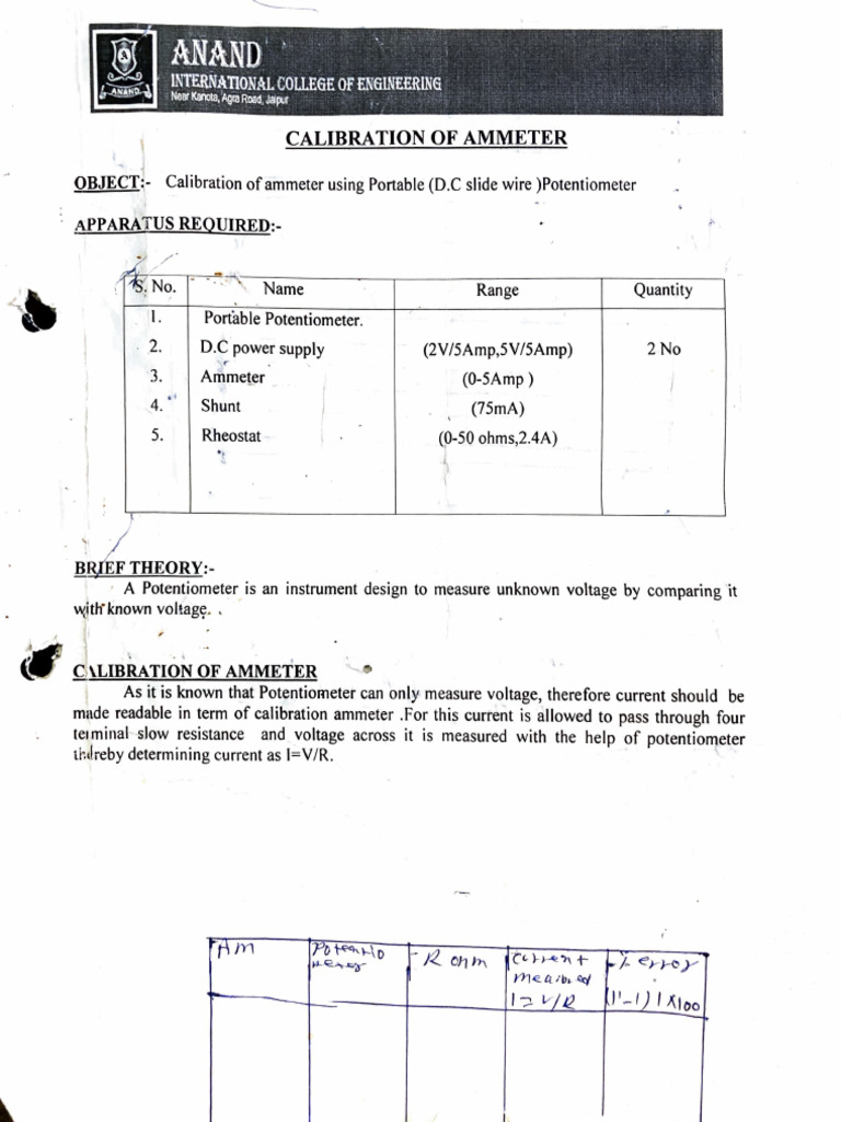 Emi Lab Expt 5 | PDF