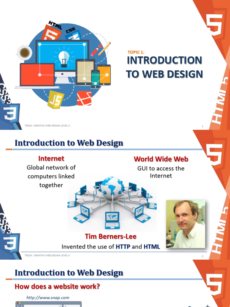 CWD Module 1 - Intro To Web Design | PDF