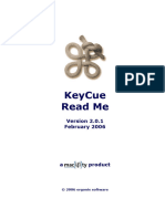 KeyCue Read Me