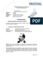 Historia Económica Política de Guatemala (Administración)