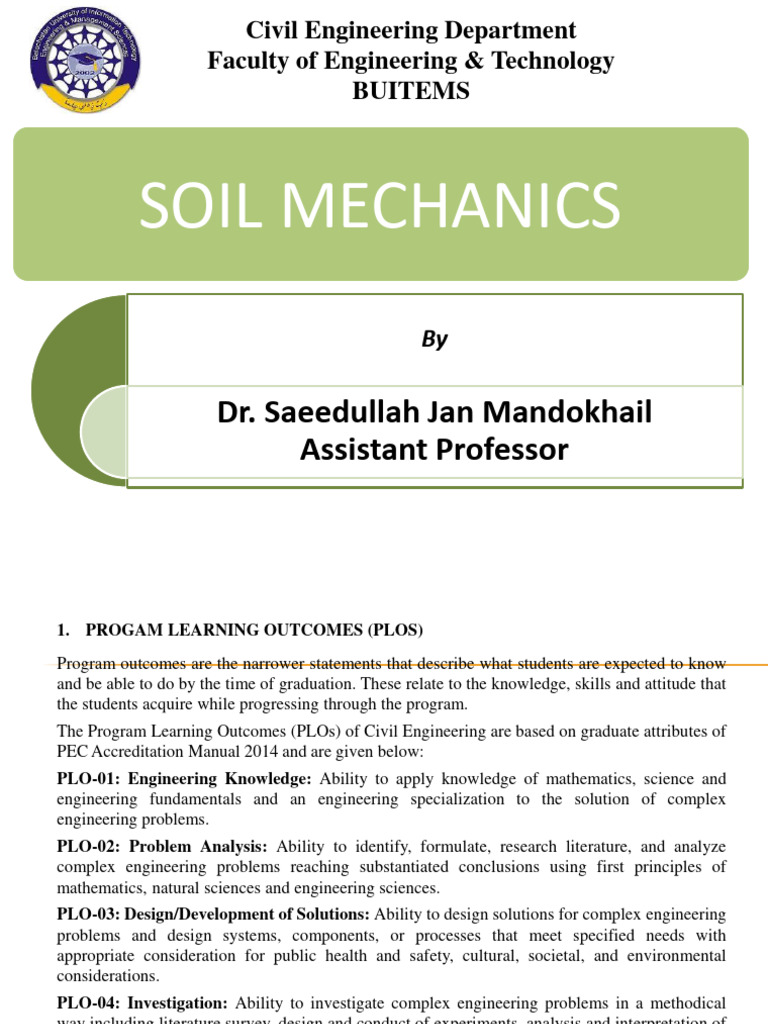 Soil mechanics notes pdf