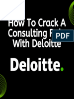 How To Crack A Consulting Role With Deloitte