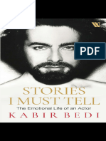 Stories I Must TellThe Emotional Life of An Actor - Kabir Bedi