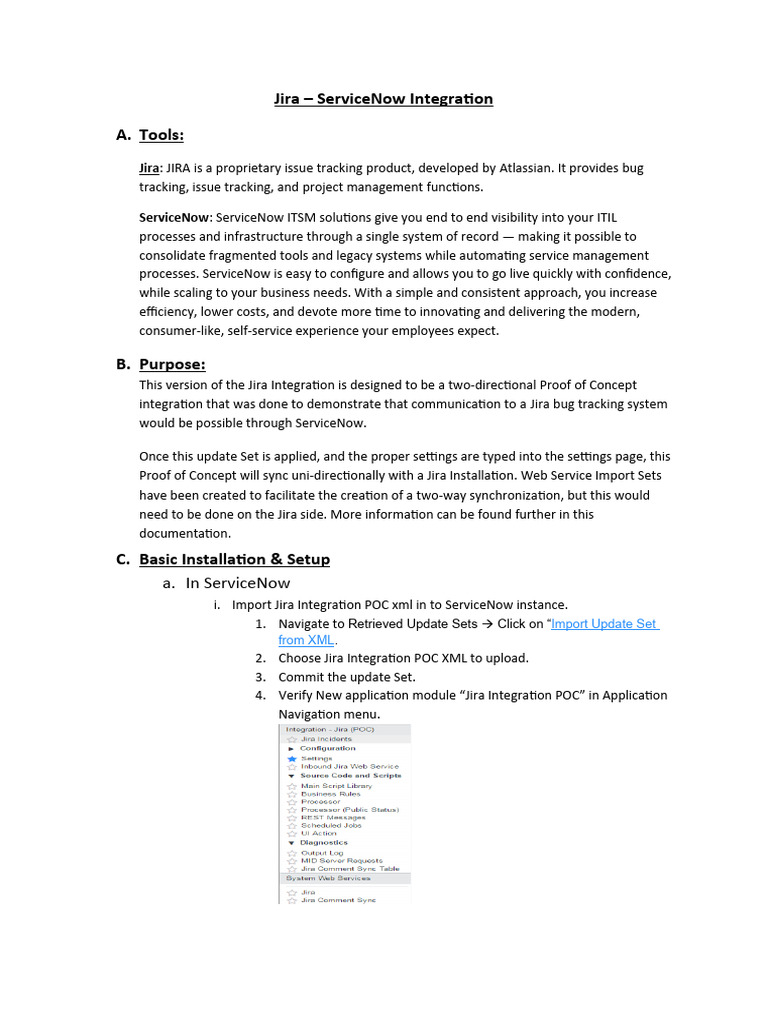 Jira ServiceNow Integration PDF User Computing Password